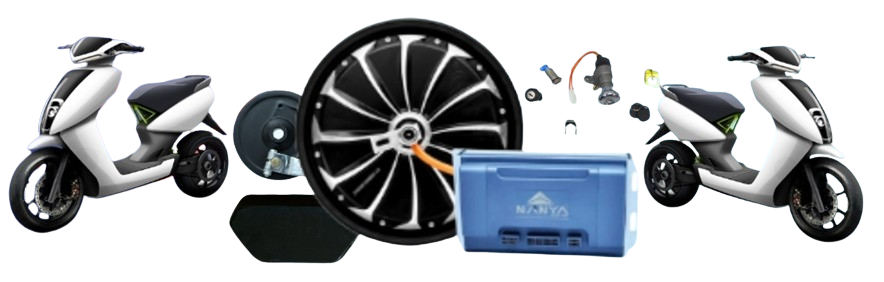 High-quality cut-section view of Nanya Differential for E-Rickshaws